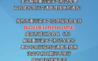 2023咸阳限号吗，咸阳23日限号
