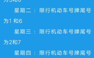 北京限号是限尾数吗？北京限号是限尾数吗？