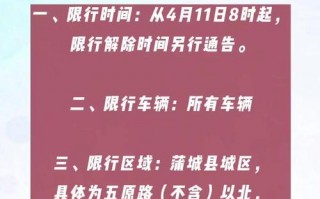 临渭区解除限号通知，临渭区限号区域？