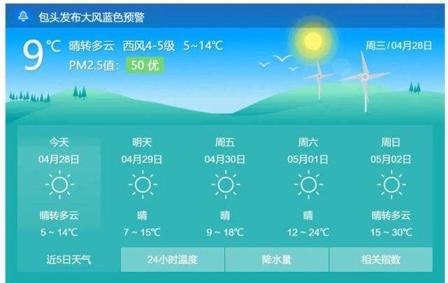 包头天气预报30天?包头天气预报30天准确一览表?-第5张图片-巾百福 包头天气预报30天?包头天气预报30天准确一览表?-第5张图片-巾百福