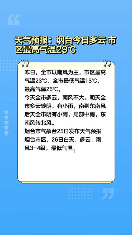 烟台天气预报一个月,烟台天气预报一个月40天查询?-第7张图片-巾百福 烟台天气预报一个月,烟台天气预报一个月40天查询?-第7张图片-巾百福