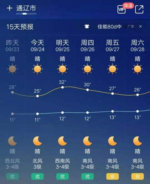 通辽一周天气预报?通辽一周天气预报查询?-第3张图片-巾百福 通辽一周天气预报?通辽一周天气预报查询?-第3张图片-巾百福