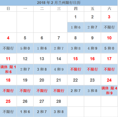 兰州限号限行时间6?兰州限号限几?-第5张图片-巾百福 兰州限号限行时间6?兰州限号限几?-第5张图片-巾百福