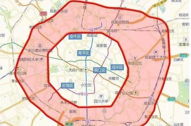 成都限行限号区域图,成都限行示意图-第5张图片-巾百福 成都限行限号区域图,成都限行示意图-第5张图片-巾百福