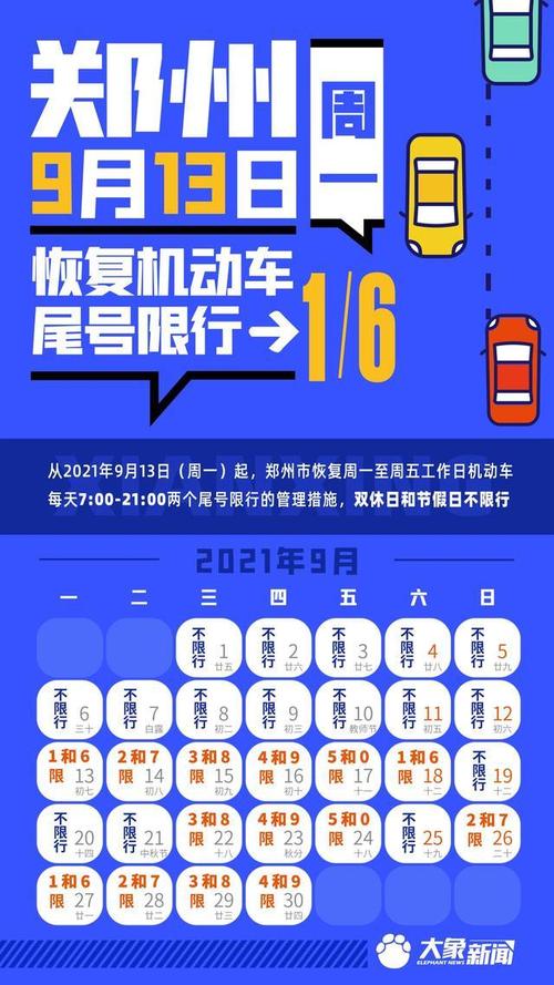 周一数字几的车限号，周一车限号是多少？-第2张图片-巾百福