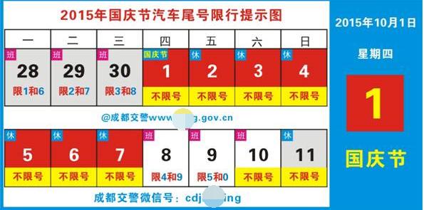 嗯国庆节气质限号吗,国庆节节日限号吗??-第2张图片-巾百福 嗯国庆节气质限号吗,国庆节节日限号吗??-第2张图片-巾百福
