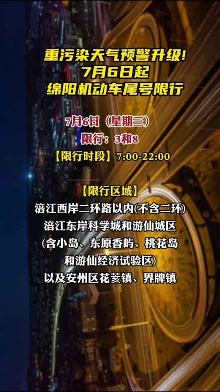 绵阳市今天别阳限号,绵阳市今天限号是几-第1张图片-巾百福 绵阳市今天别阳限号,绵阳市今天限号是几-第1张图片-巾百福