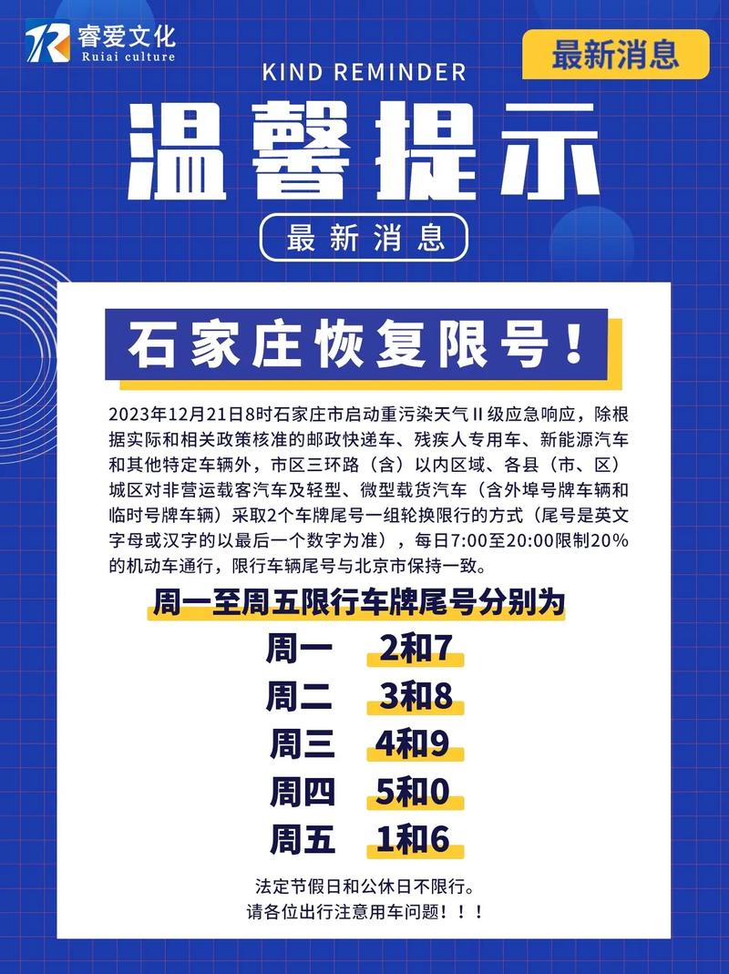 今天石家庄限号尾号,今天石家庄限尾号几?-第4张图片-巾百福 今天石家庄限号尾号,今天石家庄限尾号几?-第4张图片-巾百福