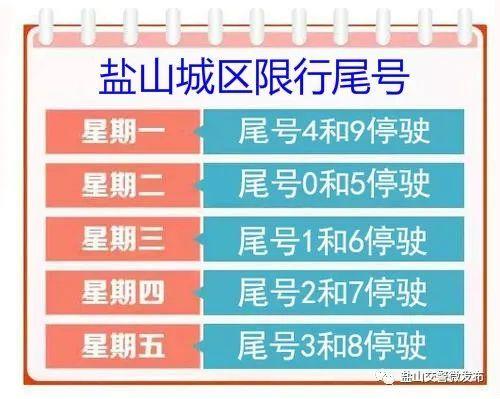 2023盐山限号吗？盐山限号限到几点？-第5张图片-巾百福